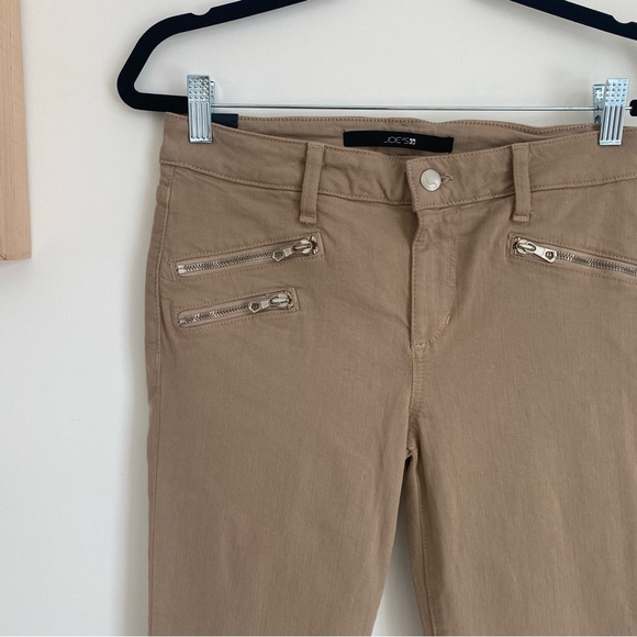 Joe’s Khaki Skinny Moto Jeans w/ Zipper Pockets size 28 - Picture 4 of 15